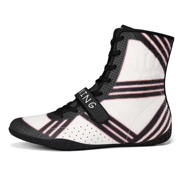 Foreign Trade Dropshipping New Men's High-Top Indoor Comprehensive Training Fighting Wrestling Shoes Lightweight Non-Slip Boxing Shoes