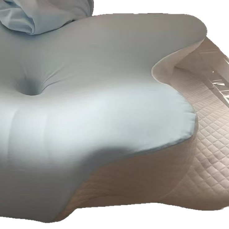 almohada para proteger la columna vertebral cervical y ayudar a dormir almohada de tracción de rebote lento almohada de memoria almohada de algodón mariposa ergonómica almohada de dormir lateral multifuncional