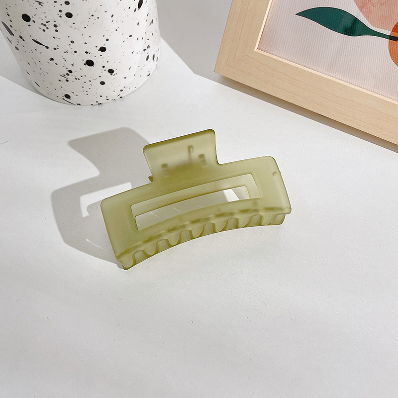 Clip de garra grande Placa de horquilla de acrílico horquilla hembra elegante temperamento tiburón clip tocado clip de Cabeza trasera horquilla