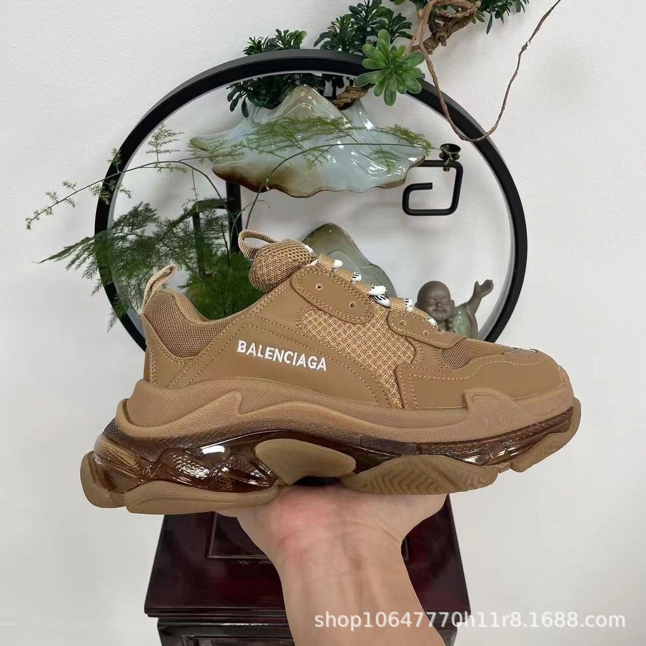 Putian Family Paris cojín de aire zapatos de papá tendencia retro zapatos de pareja hombres y mujeres zapatos deportivos casuales de suela gruesa