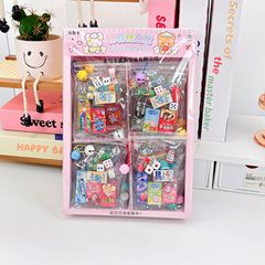 ミニチュア食品おもちゃクリエイティブポケットミニペンダント楽しいキーホルダーバッグペンダント絶妙な漫画ペンダントアクセサリーかわいい