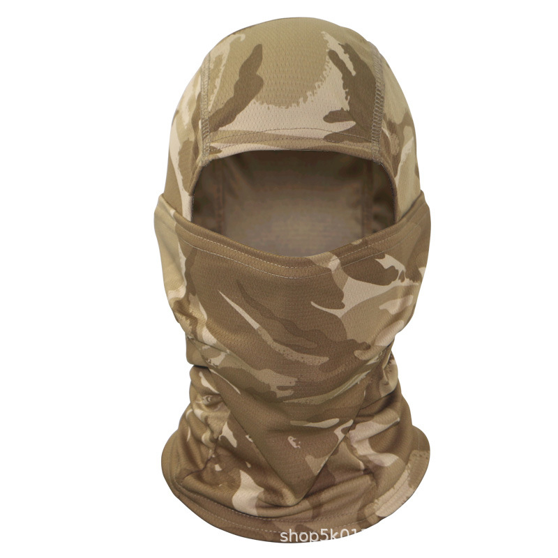 Barracuda sombrero camuflado al aire libre casco de ciclismo casco de verano cubierta de protección solar máscara de protección solar transfronteriza