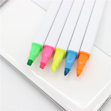 5色荧光笔组合套装5支装礼品笔广告笔荧光板专用笔免费设计LOGO