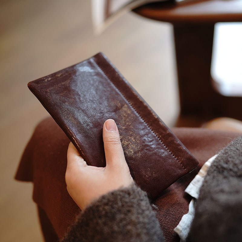 Casual Retro Pu Leather Small Wallet for Men and Women Handmade Original Leather Short Clip Coin Purse Ultra-Thin Short Wallet