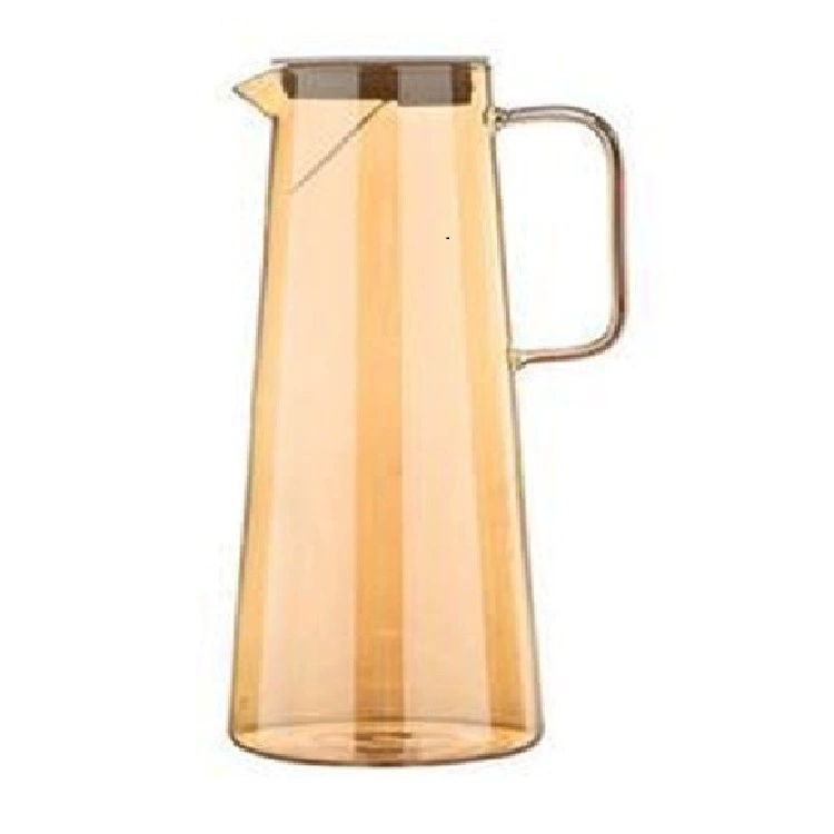 Glass capacious teapot for home use, flavored tea