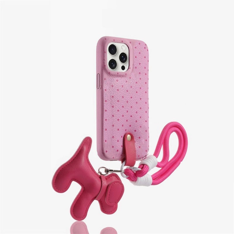 抖音同款苹果16ProMax手机壳iPhone15Pro新款13女款12手绳14皮纹|undefined