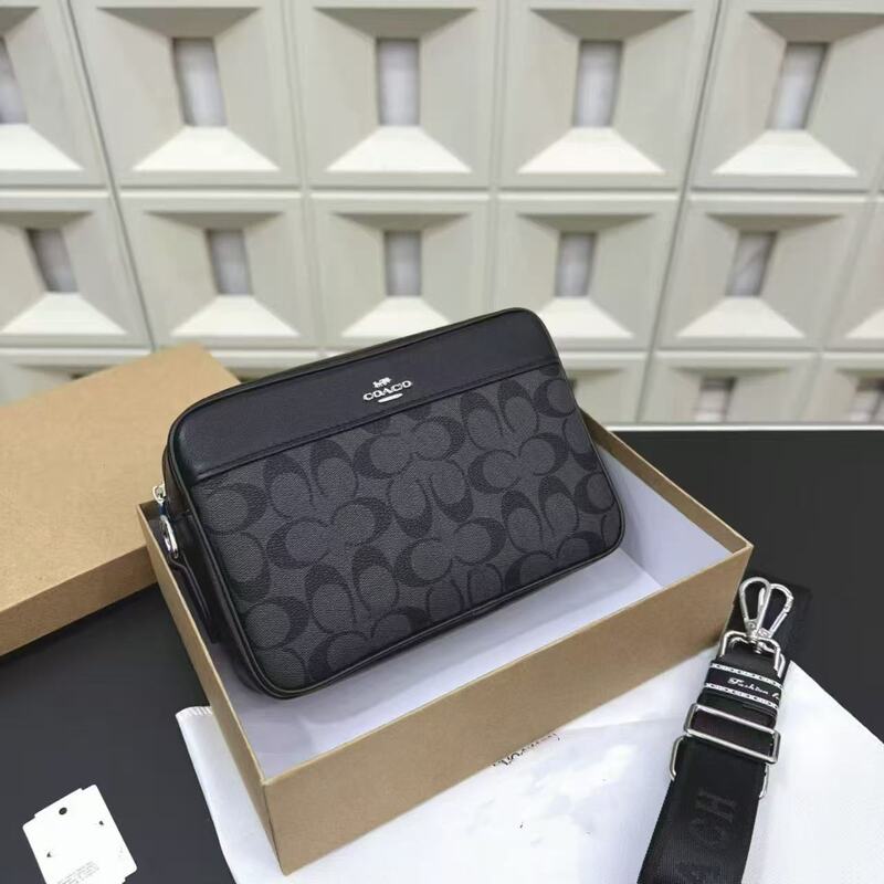 Cross-Border C Brand Classic Printed Boston Shoulder Camera Bag Small Square Bag Single Shoulder Crossbody Large Capacity Messenger Bag for Men Cross-Border C Brand Classic Printed Boston Shoulder Camera Bag Small Square Bag Single Shoulder Crossbody Large Capacity Messenger Bag for Men