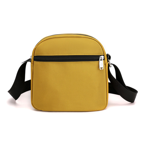 Shoulder bag women's manufacturer wholesale Oxford cloth splash-proof zipper crossbody bag simple western style large capacity coin purse