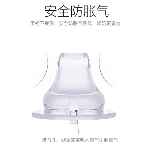 Equipped with duckbill pacifier, wide-caliber milk bottle, straw handle accessory, baby cup head replacement head, universal