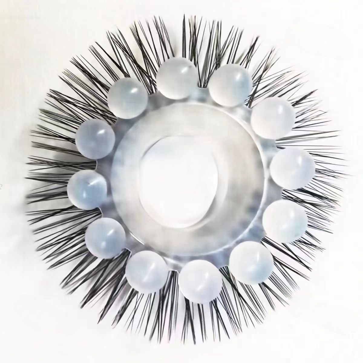 Sheep-Hair Silicone Penis Ring, 2.0 cm Inner Diameter, Single-Layer Delay Ring — detail image 2
