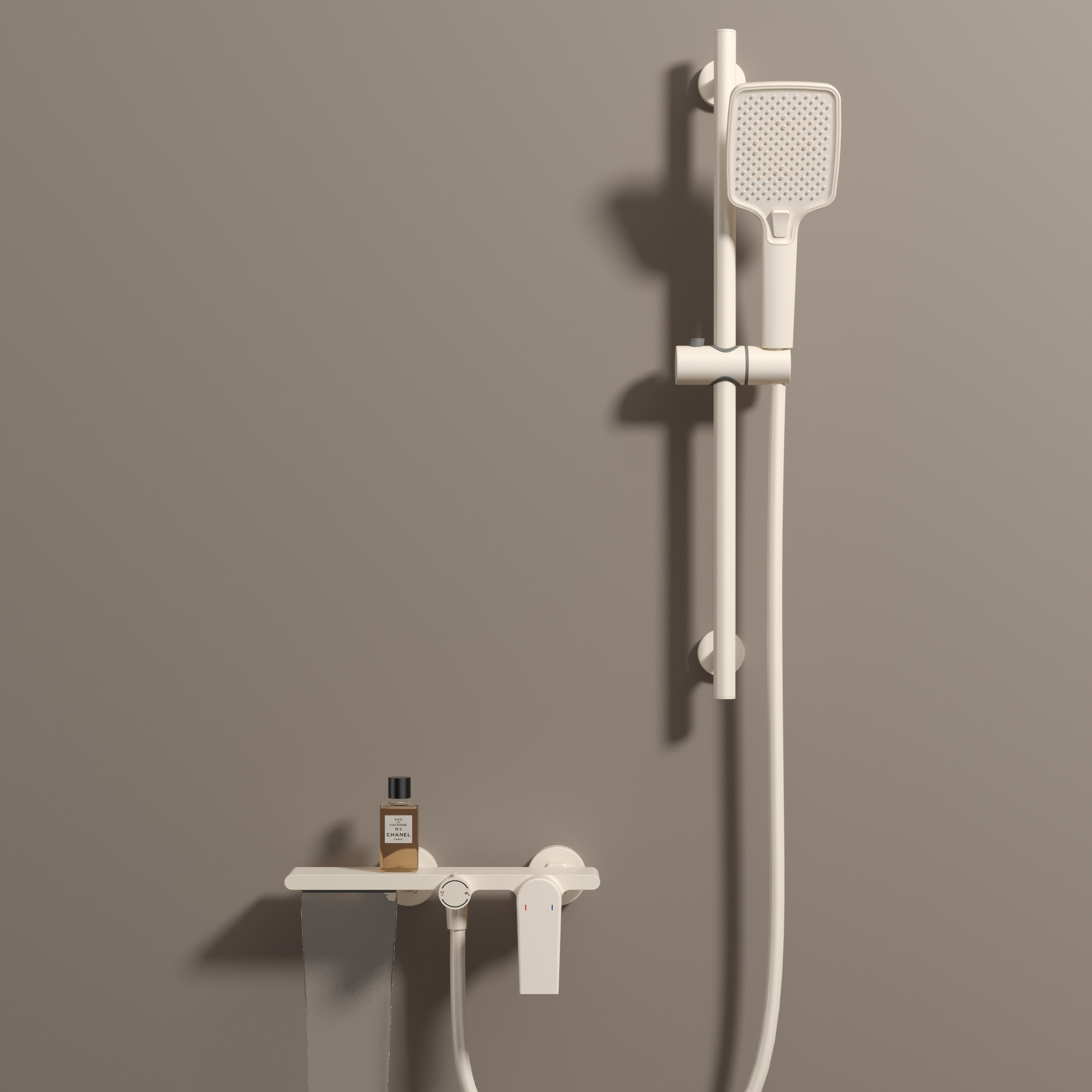 Plano cuadrado dos engranajes blanco lechoso