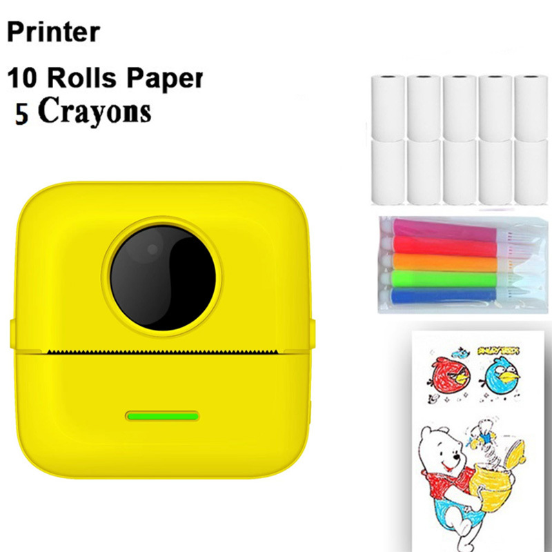 Transfronterizo nuevo portátil mini estudiante pregunta equivocada impresora de bolsillo etiqueta foto Bluetooth impresora térmica