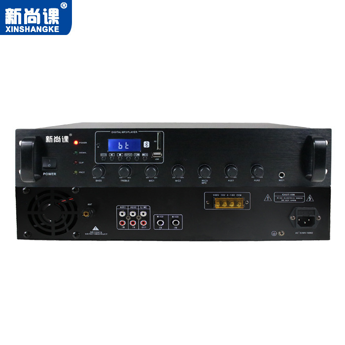 Postal gratuito Bluetooth USB FM radio impedancia constante amplificador de transmisión de voltaje constante amplificador de alta potencia de ingeniería de bomberos