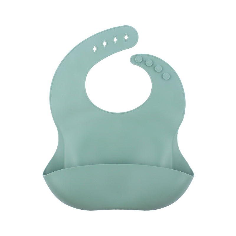 Bebé suministros babero de silicona bebé babero tridimensional bebé super suave babero impermeable babero extraíble