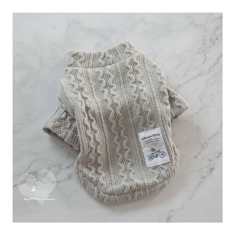 Solid Color Pattern 1 Piece Spring Autumn Autumn&Winter Simple Style Polyester Solid Color Pet Clothing
