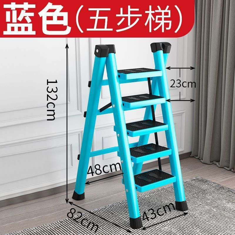 escalera doméstica escalera plegable de acero al carbono espesa escalera móvil escalera retráctil escalera multifuncional escalera interior