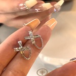 小巧 ~耳环小众设计感冷性风耳钉女银耳饰女2022年新款