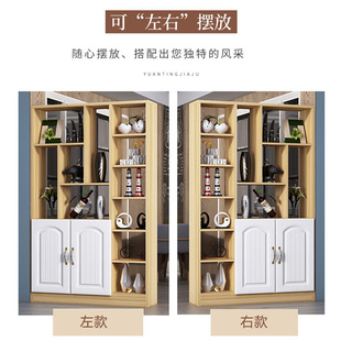 Door Partition Cabinet Modern Living Room Simple Wine Cabinet Entrance Cabinet Double-sided Screen Shoe Cabinet Integrated Cabinet Wall Army