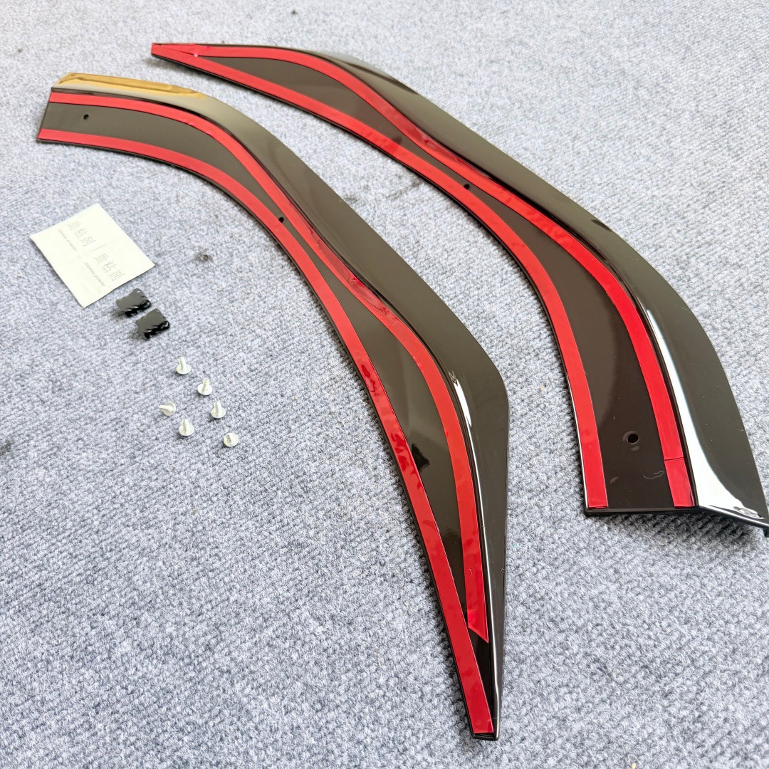 Suitable for SAIC Audi A5L modification: front spoiler, front corner guards, front bumper corner protectors, anti-collision strips, front face decorative protective stickers