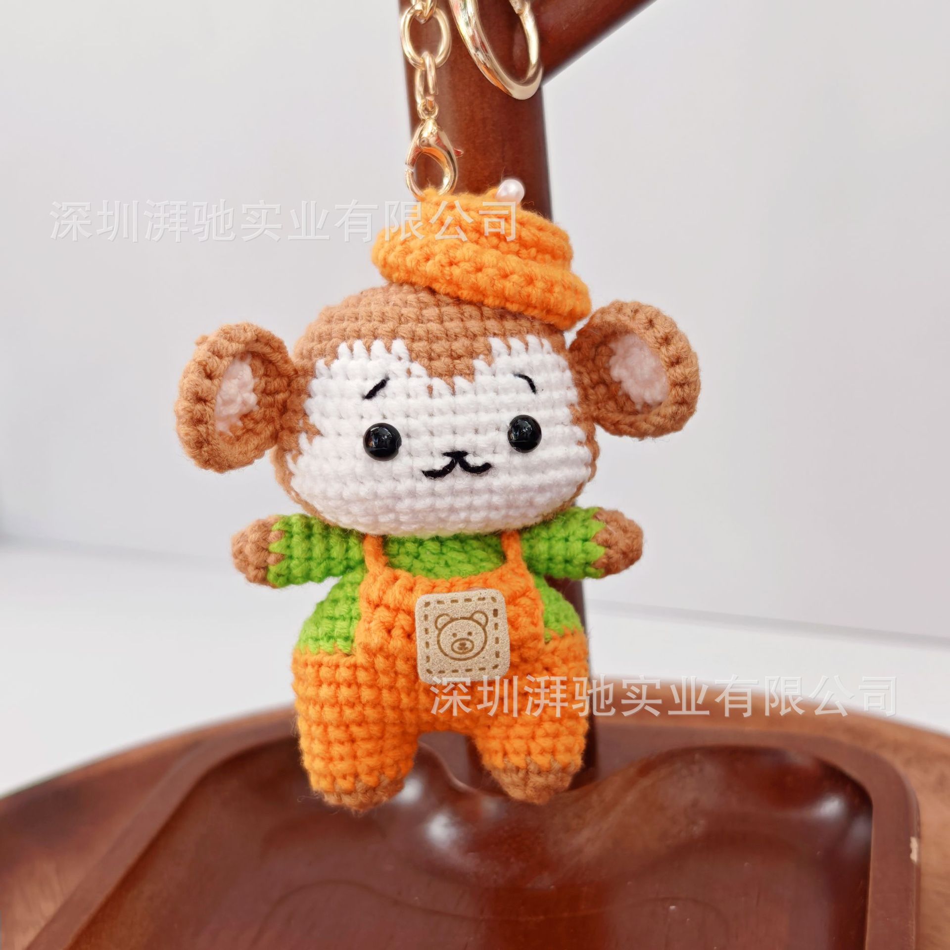 Colgantes de animales del zodiaco tejidos a mano, muñecos de lana hechos a crochet, accesorios decorativos para bolsos, regalos al por mayor y al detalle. image 26