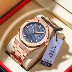 Poedagar Men's Watch Waterproof Luminous Fashion New Quartz Watch Steel Strap Watch 924 Models