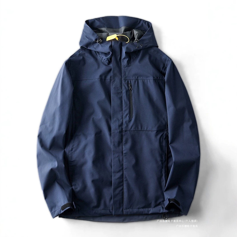 Men's Outdoor Windproof Softshell Jacket, Spring and Autumn Sports Windbreaker, Men's Workwear Jacket