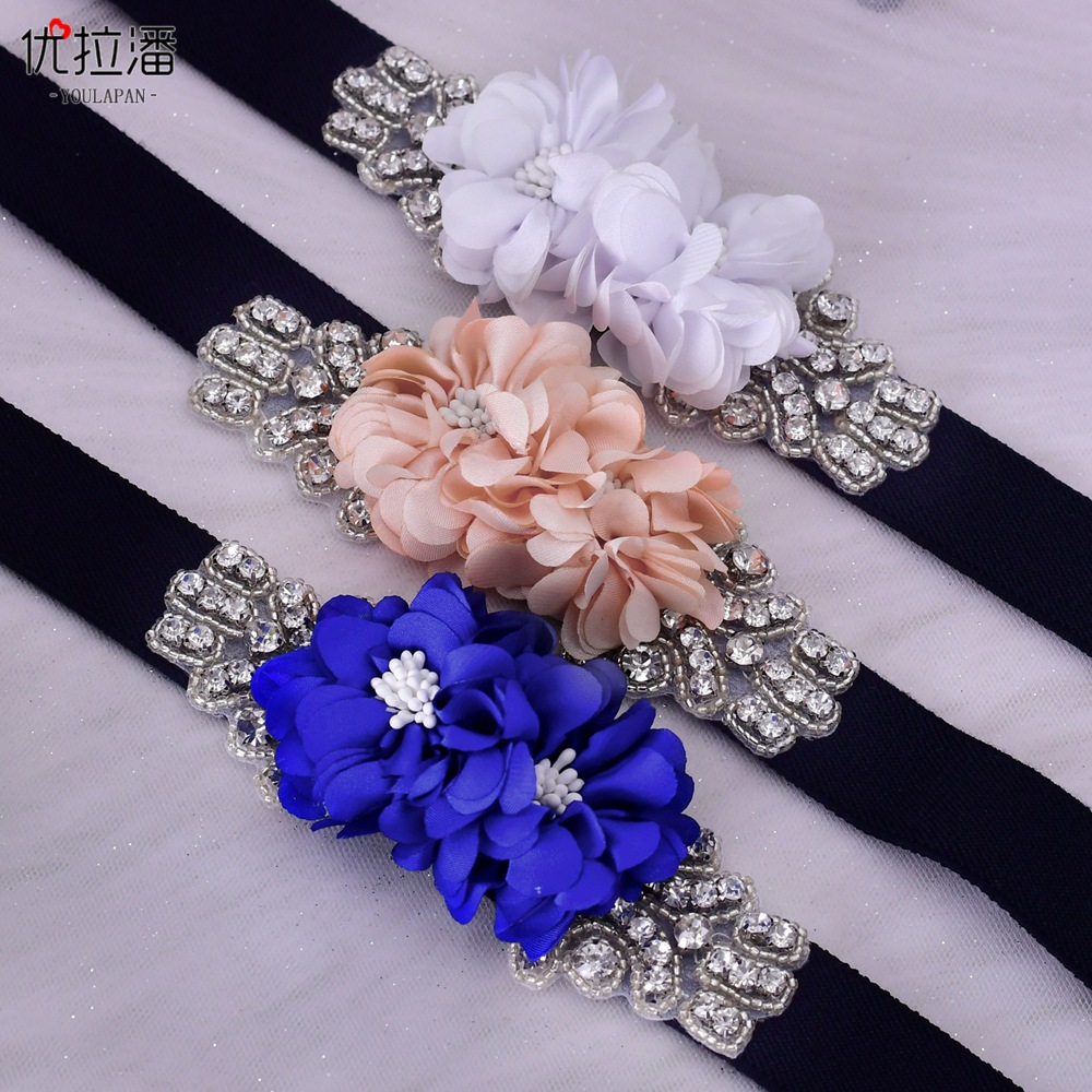 Youlapan S458 Export Belly Belt for Pregnant Women, Beautiful Flower Photo Waistband, Black Elastic Woven Belt