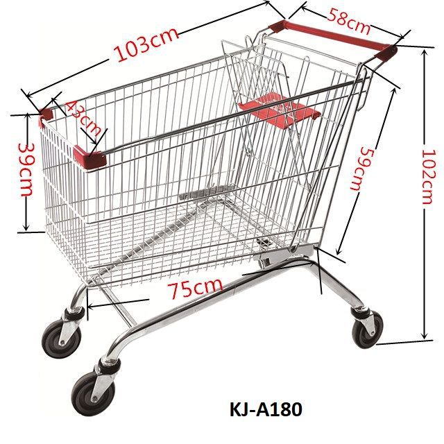 超市购物车商场手推车小推车推车便利店家用拉车货车物业仓库买菜