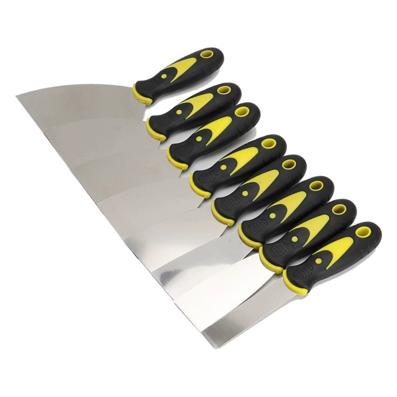 Двухцветный нож для шпаклевки из нержавеющей стали лопата для чистки шпателя нож для партии Шпатель скребок Оптовая Продажа с фабрики