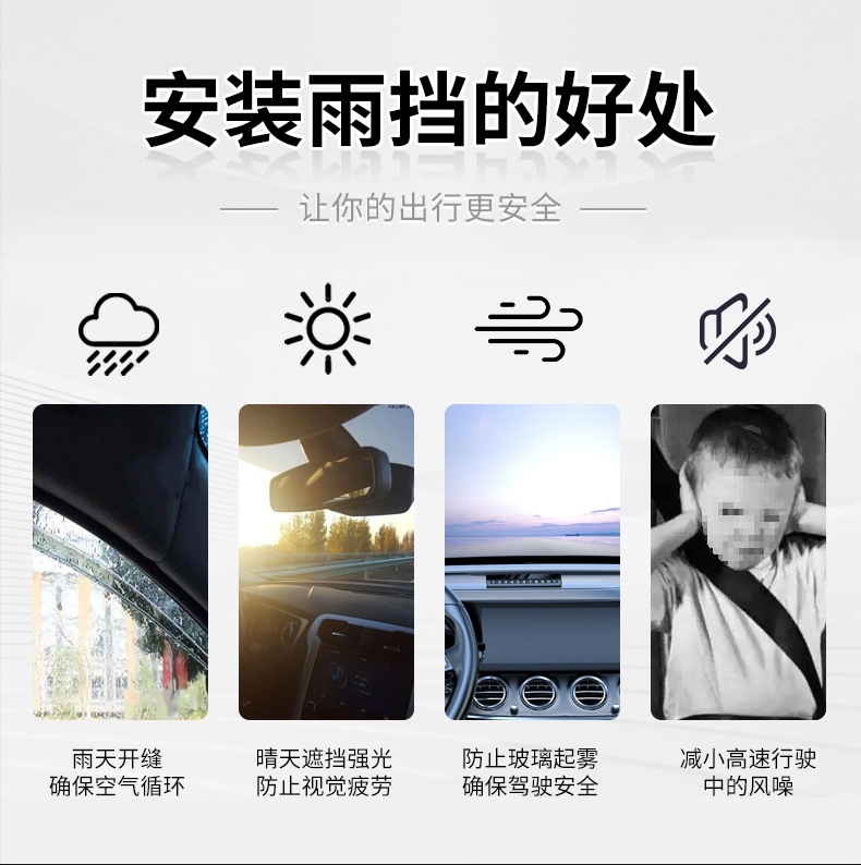 Byd Qin Plus Song F3 Tang Dmi Han Ev Max Dolphin Car Window Rain Shield L Yuan Pro Rain Guard Song Pro