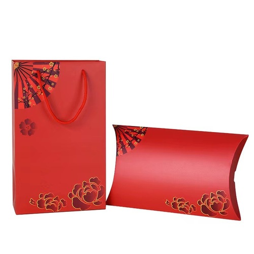 Silk scarf gift box set gift scarf shawl gift heaven and earth cover packaging box airplane box festive red