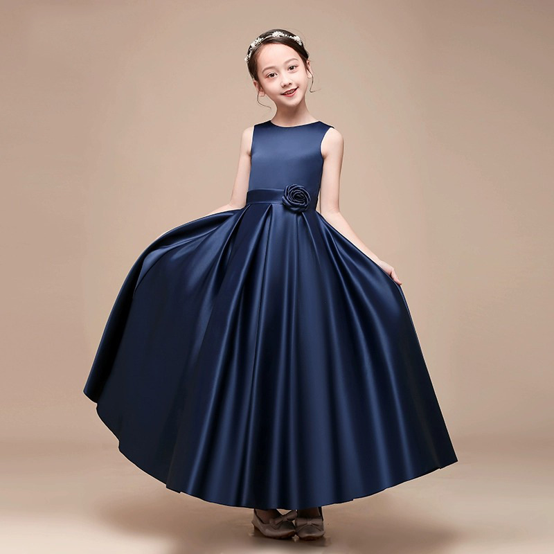 Robe de princesse élégante pour fille pour spectacles de piano_voghion.com