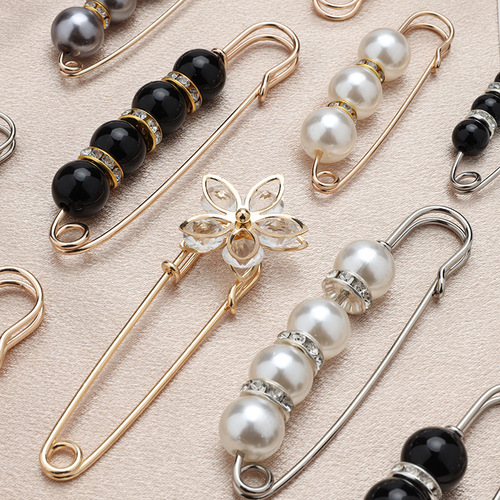 Pants waist pin, trousers waist overhaul, small artifact, clothing accessories, fixed anti-exposure brooch, high-end corsage jewelry