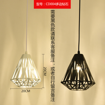 Lámpara de comedor de tres cabezas creativa lámpara de mesa de comedor personalizada moderna minimalista nórdica pequeña lámpara de pasillo de barra de estilo industrial