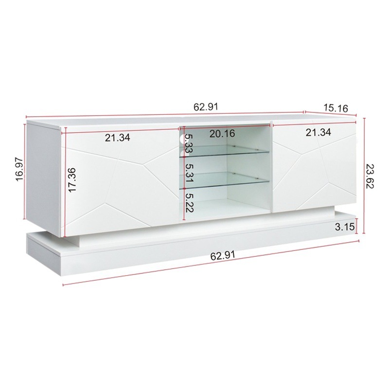 Moderno simple luz mesa de café de lujo TV gabinete combinación nórdico sala de estar TV gabinete grande y pequeño apartamento piso gabinete