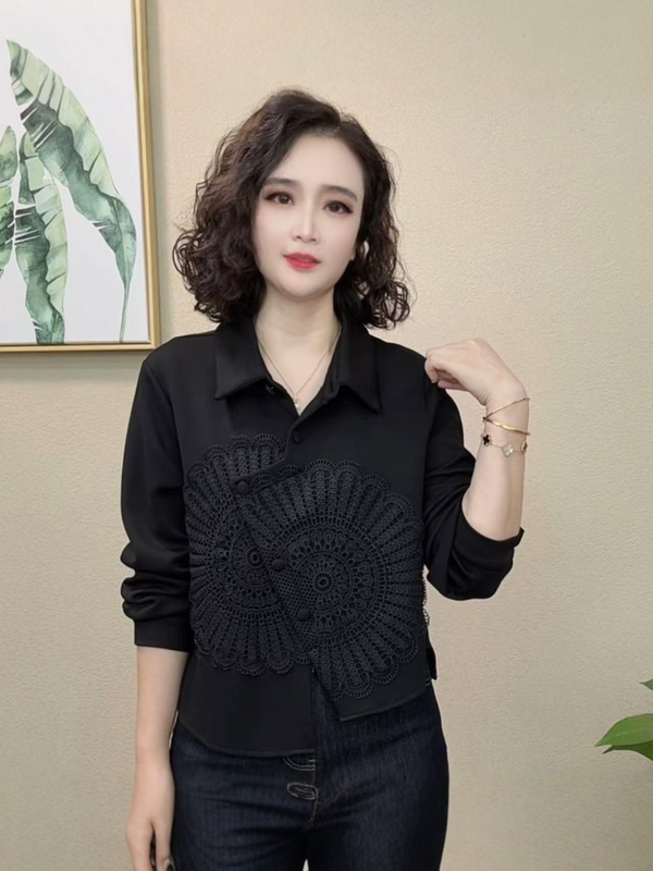 新款气质通勤衬衫女长袖显瘦洋气上衣秋装小衫|undefined