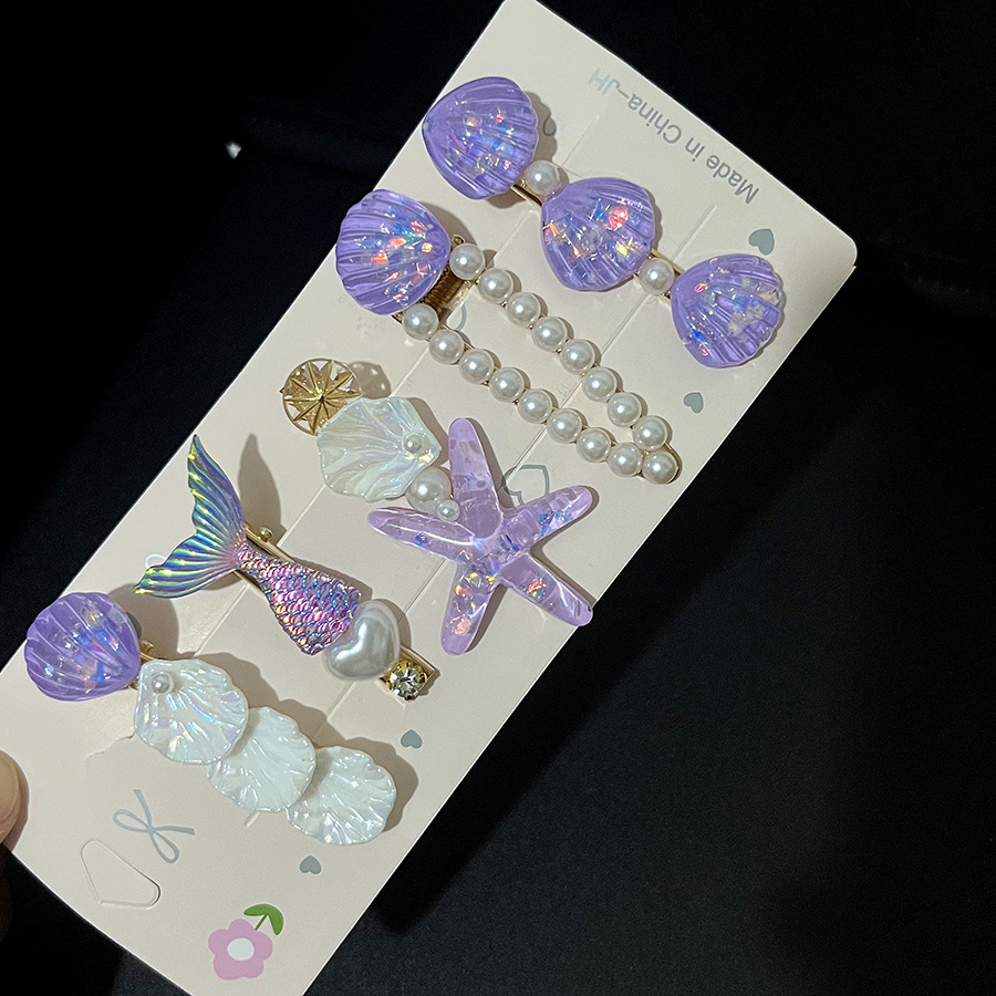 Horquilla con forma de estrella de mar, clip para el cabello con flequillo, nuevo y bonito clip para el cabello, accesorio para el cabello, clip lateral.