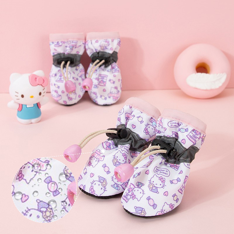 핑크 올오버 프린트 KT [업그레이드된 소재, 발수]