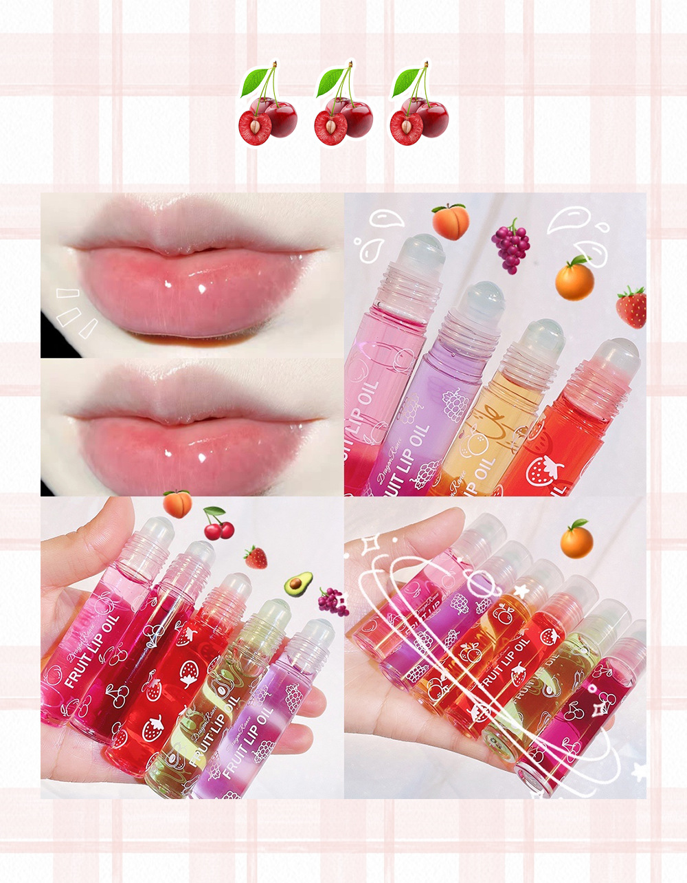 Fashion Letter Plastic Lip Balm display picture 1