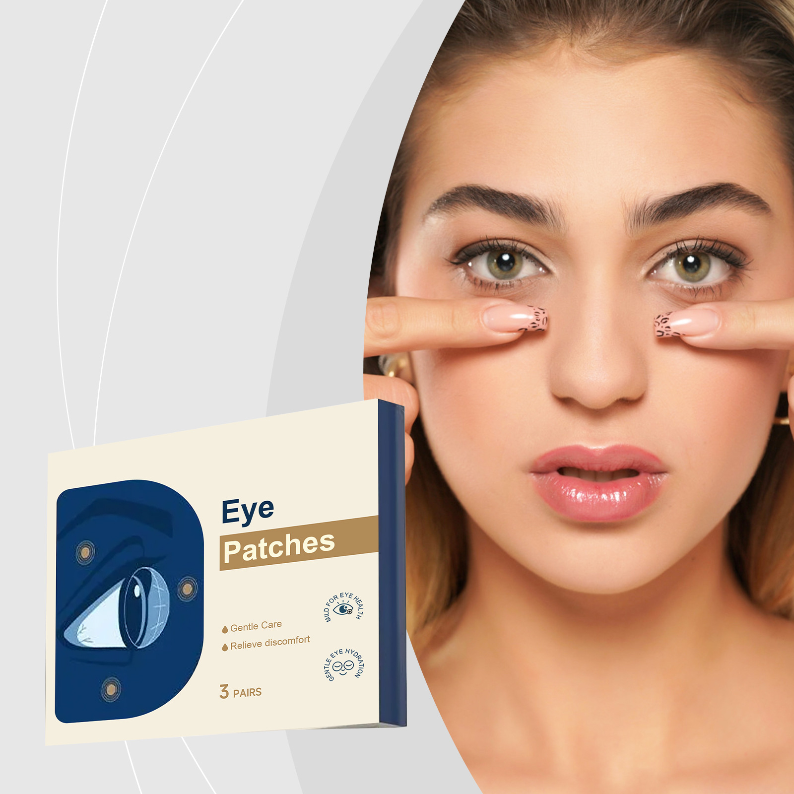 清凉眼贴 眼部温和呵护保湿舒适日常护理便携家庭常备护眼眼贴