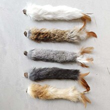 猫玩具天然兔毛玩具套餐气味丰容自嗨解闷羽毛虫瘿果逗猫兔毛条