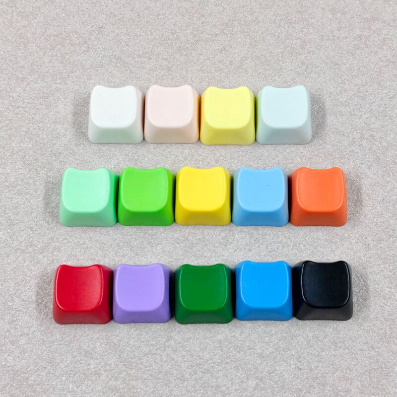 Cross-border ABS multi-color keycaps, colorful cat head keycaps, cross-shaped and chrysanthemum-shaped personalized replacement keys, matte keycaps Cross-border ABS multi-color keycaps, colorful cat head keycaps, cross-shaped and chrysanthemum-shaped personalized replacement keys, matte keycaps