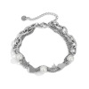 Bracelet stainless steel, jewelry from pearl, Japanese and Korean