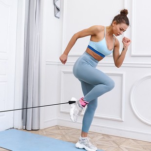 Fitness Ankle Buckle Gantry Foot Cover Leg Strength Trainer Resistance Elastic Rope Hip Training Leg Training Accessories Tension