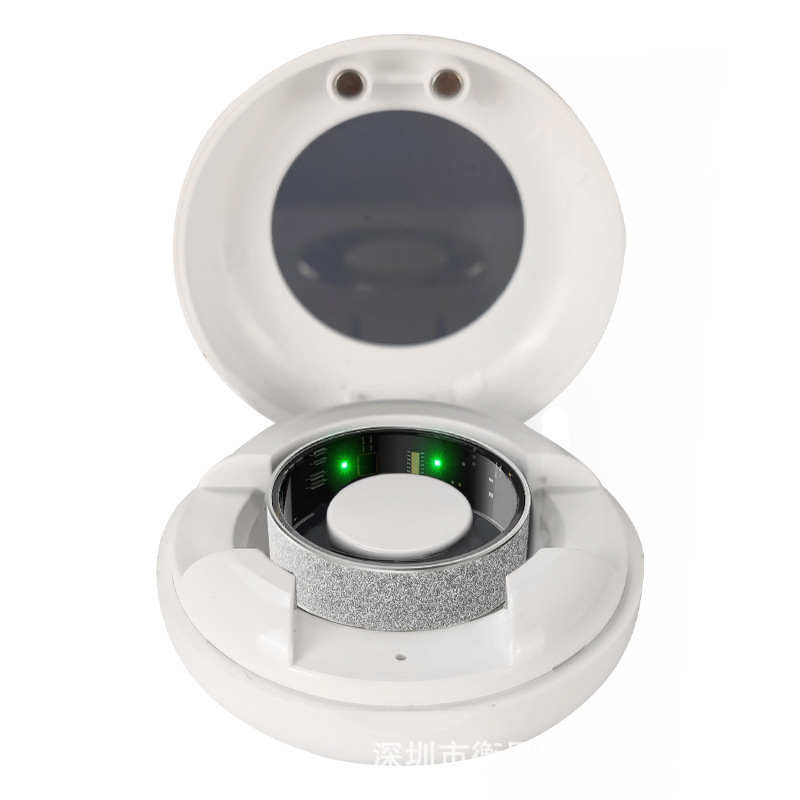 Cross-Border Exclusive Supply of Factory Direct Sales of Black Technology Ring-Type Charging Case Charging Box Smart