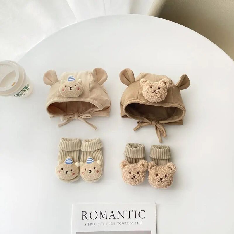 婴儿帽子秋冬季男女儿童新生儿小月龄婴幼儿宝宝中筒防滑袜子可爱|undefined