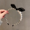 Headband from pearl, hair accessory, 2022 collection, Chanel style, simple and elegant design, wholesale