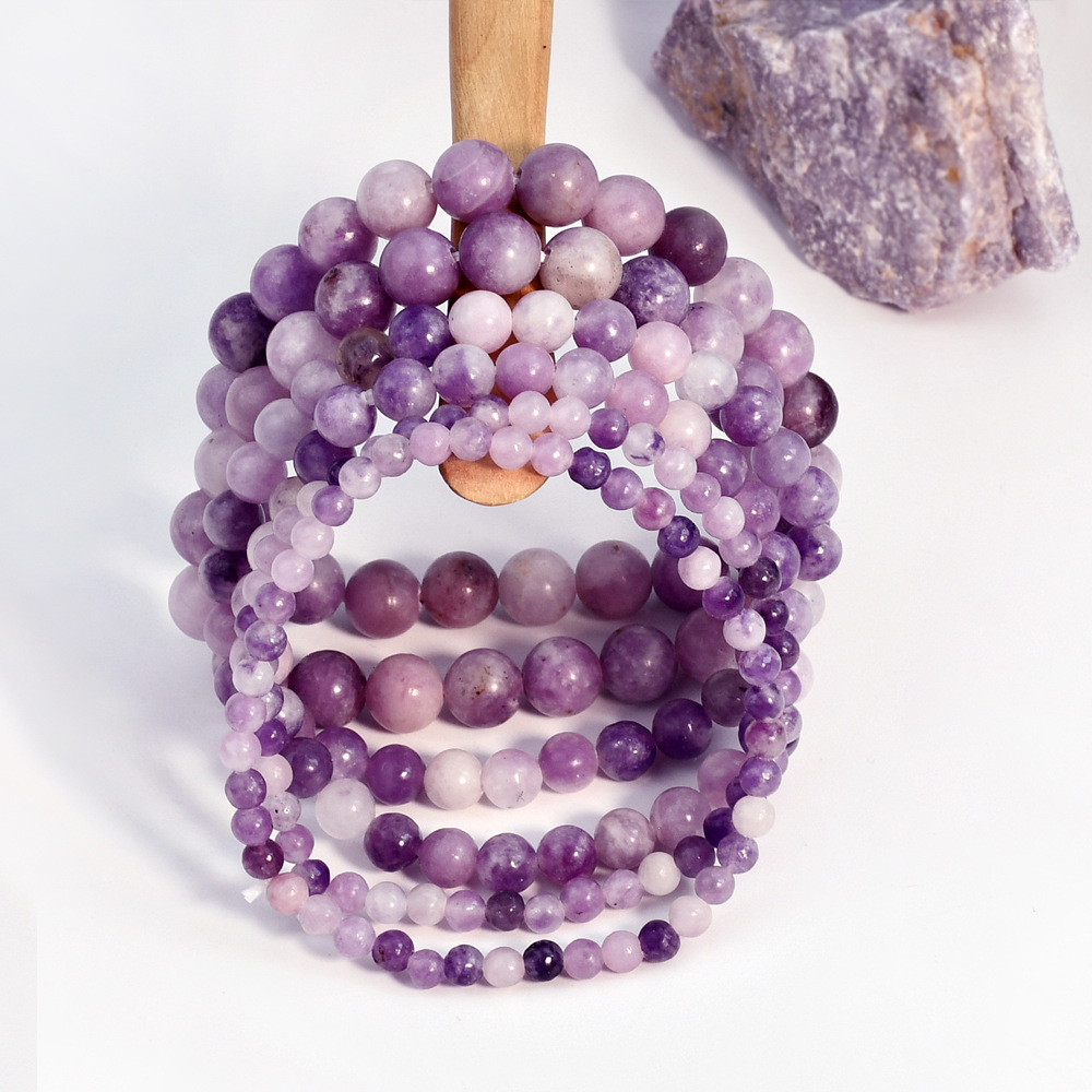 Purple Heart Stone Elegant Simple Style Geometric Bracelets display picture 5