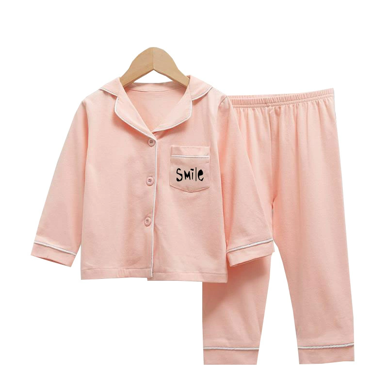 Children's long-sleeve, pijama, set, cardigan, cartoon trousers, children's clothing