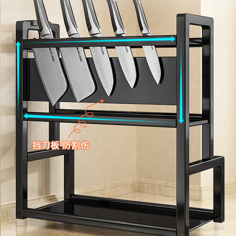 Cocina condimento almacenamiento rack encimera multifuncional condimento suministros utensilios de cocina Acero inoxidable multi-capa de almacenamiento rack